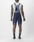 CASTELLI Kurze Fahrradhose mit Trägern - SUPERLEGGERA - Blau
