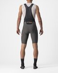 CASTELLI Kurze Fahrradhose mit Trägern - UNLIMITED - Grün