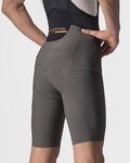 CASTELLI Kurze Fahrradhose mit Trägern - UNLIMITED - Grün
