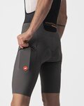 CASTELLI Kurze Fahrradhose mit Trägern - UNLIMITED - Grün