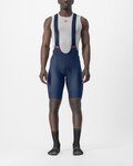 CASTELLI Kurze Fahrradhose mit Trägern - COMPETIZIONE - Blau