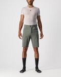 CASTELLI Fahrradshorts ohne Träger - UNLIMITED BAGGY - Grün