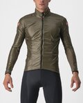 CASTELLI Winddichte Fahrradjacke - ARIA SHELL - Grün