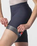 CASTELLI Fahrradshorts ohne Träger - PRIMA - Grau/Orange