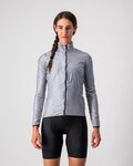 CASTELLI Winddichte Fahrradjacke - ARIA SHELL W - Silber