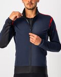 CASTELLI Fahrrad-Thermojacke - ALPHA ROS 2 LIGHT - Blau