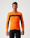 CASTELLI Fahrrad-Thermojacke - MORTIROLO VI - Orange