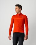 CASTELLI Fahrrad-Regenjacke - GOCCIA - Orange/Rot