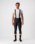 CASTELLI 3/4 lange Fahrradhose mit Träger  - SORPASSO ROS - Schwarz