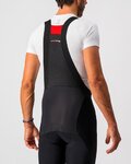 CASTELLI 3/4 lange Fahrradhose mit Träger  - SORPASSO ROS - Schwarz