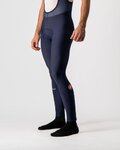 CASTELLI Lange Fahrradhose mit Trägern - ENTRATA - Blau