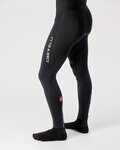 CASTELLI Lange Fahrradhose mit Trägern - ENTRATA WIND - Schwarz