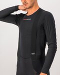 CASTELLI Langarm Fahrrad-Shirt - PROSECCO TECH LONG - Schwarz