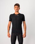 CASTELLI Kurzarm Fahrrad-Shirt - PROSECCO TECH - Schwarz