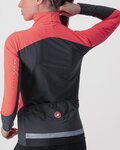 CASTELLI Winddichte Fahrradjacke - BETA ROS W - Rosa