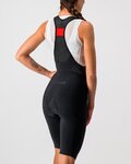 CASTELLI Kurze Fahrradhose mit Trägern - OMLOOP NANO W - Schwarz