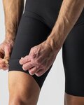 CASTELLI Kurze Fahrradhose mit Trägern - PREMIO BLACK - Schwarz