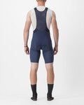 CASTELLI Kurze Fahrradhose mit Trägern - PREMIO BLACK - Blau