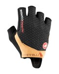 CASTELLI Fingerlose Fahrradhandschuhe - ROSSO CORSA PRO - Orange/Schwarz