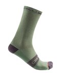 CASTELLI Klassische Fahrradsocken - SUPERLEGGERA T 18 - Grün