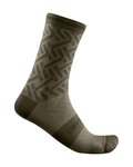CASTELLI Klassische Fahrradsocken - TIRAMOLLA 15 - Grün