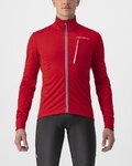 CASTELLI Fahrrad-Thermojacke - GO - Rot