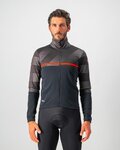CASTELLI Fahrrad-Thermojacke - FINESTRE - Schwarz/Rot