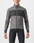 CASTELLI Winddichte Fahrradjacke - UNLIMITED PUFFY - Grau