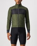 CASTELLI Winddichte Fahrradjacke - UNLIMITED PUFFY - Grün