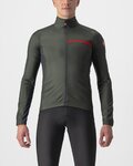 CASTELLI Winddichte Fahrradjacke - SQUADRA STRETCH - Grün