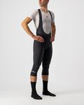 CASTELLI Lange Fahrradhose mit Trägern - ENTRATA THERMAL - Schwarz