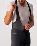 CASTELLI Lange Fahrradhose mit Trägern - POLARE 3 - Schwarz
