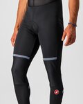 CASTELLI Lange Fahrradhose mit Trägern - POLARE 3 - Schwarz