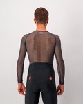 CASTELLI Langarm Fahrrad-Shirt - MIRACOLO WOOL - Grau