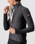 CASTELLI Winddichte Fahrradjacke - UNLIMITED W PUFFY - Grau