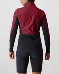 CASTELLI Winddichte Fahrradjacke - UNLIMITED W PUFFY - bordeaux