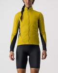 CASTELLI Winddichte Fahrradjacke - UNLIMITED W PUFFY - Gelb/Grau