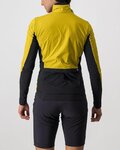 CASTELLI Winddichte Fahrradjacke - UNLIMITED W PUFFY - Gelb/Grau