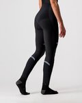 CASTELLI Lange Fahrradhose mit Trägern - POLARE W - Schwarz