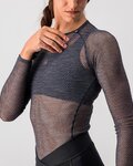 CASTELLI Langarm Fahrrad-Shirt - MIRACOLO W - Grau