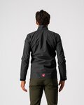 CASTELLI Fahrrad-Regenjacke - COMMUTER REFLEX - Schwarz