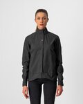 CASTELLI Fahrrad-Regenjacke - COMMUTER W REFLEX - Schwarz