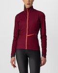 CASTELLI Fahrrad-Thermojacke - GO W - bordeaux