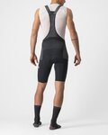 CASTELLI Kurze Fahrradhose mit Trägern - FREE UNLIMITED - Schwarz