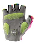 CASTELLI Fingerlose Fahrradhandschuhe - COMPETIZIONE 2 - Hellgrün/Blau/Rosa