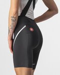 CASTELLI Kurze Fahrradhose mit Trägern - VELOCISSIMA 3 - Schwarz