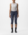 CASTELLI 3/4 lange Fahrradhose ohne Träger - VELOCISSIMA 3 - Blau