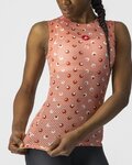 CASTELLI Ärmelloses Fahrrad-Shirt - PRO MESH W - Rosa