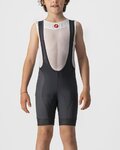 CASTELLI Kurze Fahrradhose mit Trägern - JR COMPETIZIONE - Schwarz