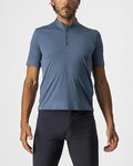 CASTELLI Kurzarm Fahrrad-Shirt - TECH 2 POLO - Blau